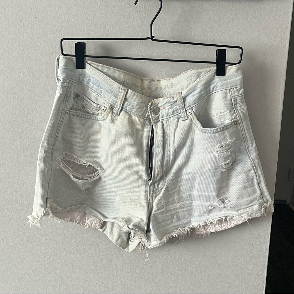Light Wash American Eagle Denim Shorts